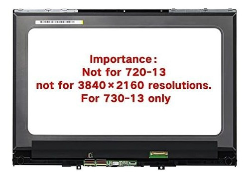 Display Touch Screen Para Lenovo Yoga 730-13 Ikb Iwl 81ct 