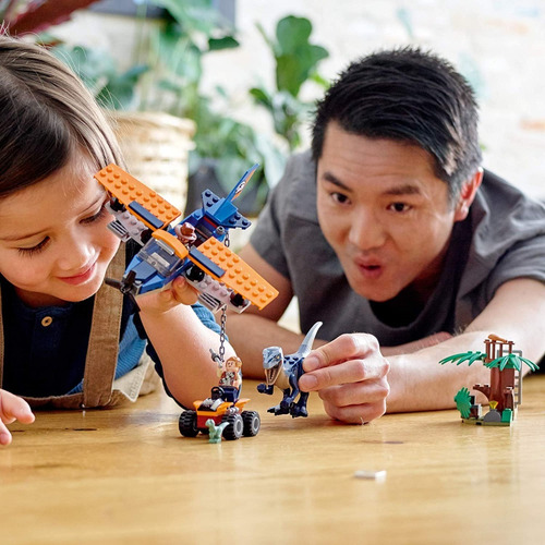 Lego Jurassic World 75942 Velociraptor Rescate 101 Pzs Dino