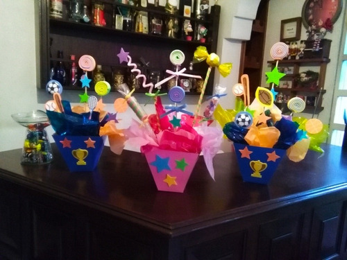 Cotillón Arreglo Día Del Niño Fiesta Caja Bebe