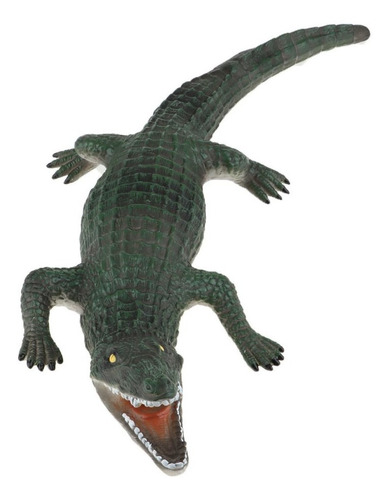 Realista Cocodrilo Salvaje Animal Modelo Estatuilla Juguete