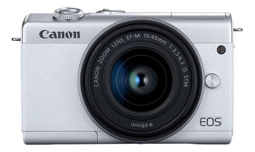 Imagen 1 de 3 de Canon EOS Kit M200 + lente 15-45mm IS STM sin espejo color blanco