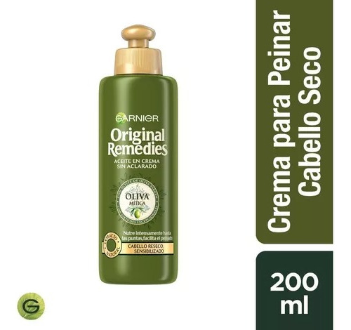 Aceite En Crema Garnier Original Remedies Oliva M 200 Ml