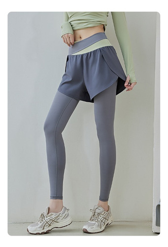 Pantalones De Yoga Elásticos De Cintura Alta Para Mujer