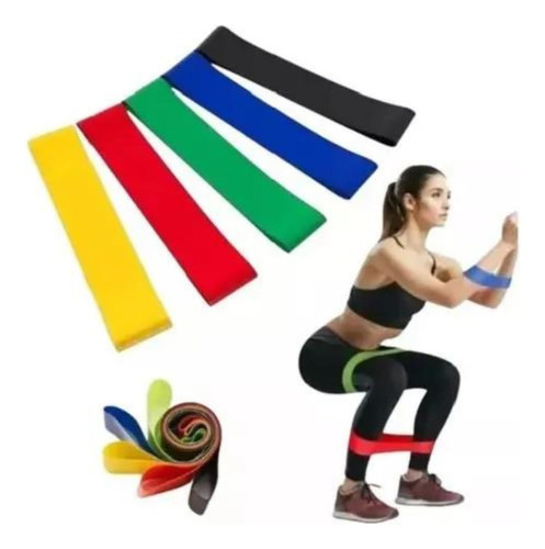 Kit Elástico Extensor Para Exercícios Faixa De Borracha