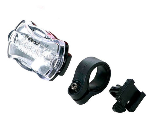 Luz Led Trasera 8 Funciones Blanca 004f Para Bicicleta