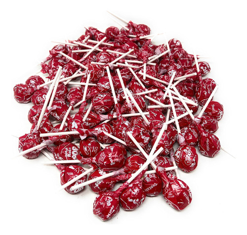 Cherry Red Tootsie Pops - Caramelos A Granel, 100 Unidades D