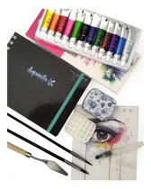 Comprar Kit De Acuarela Artística Para Aire Libre Gouache Sketchbook