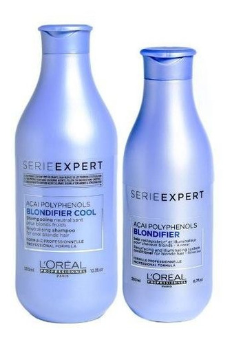 Kit Loreal Blondifier Cool Shampoo 300ml + Enjuague 200ml