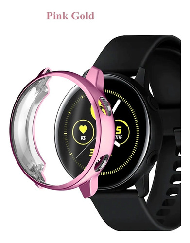 Carcasa Tpu Para Samsung Galaxy Watch Active Pink Gold