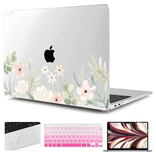 Twolskoo For 2021-2018 Macbook Air 13 Inch Case A2337 M1 A21