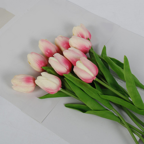 Tulipán Artificial, Flor, Flor Realista, Adorno De Boda,