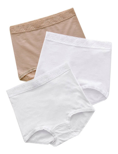 Leonisa Paquete X 3 Confortables Panties Clásicos De Ajuste