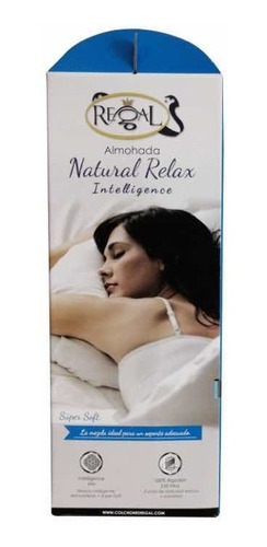 Almohada Natural Relax Inteligence Súper Soft 50x70 Regal