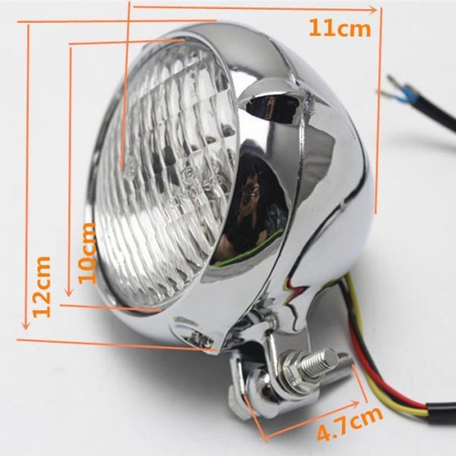 Lámpara Luz De Linterna Motocicleta Para Bobber Chopper -