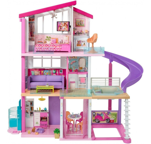 Casa De Barbie Dream House Casa De Los Sueños Piscina  