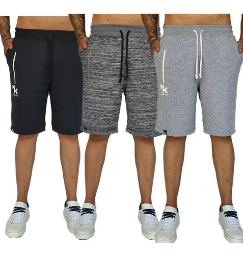 Bermuda de moletom masculina mercado on sale livre