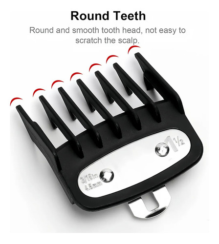 Peines Guía Metálicos X3 Compatible Con Wahl Máquinas