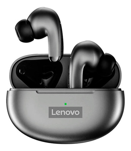 Audifonos Lenovo Lp5 Bluetooth Control Tactil Gris Oscuro