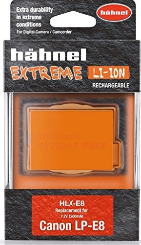 Hahnel Hlx-e8 Bateria Extrema De Iones De Litio (naranja)