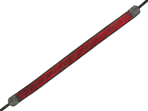 Correa Artesanal Para Cámara, Zavy, Kukulkan Color Rojo