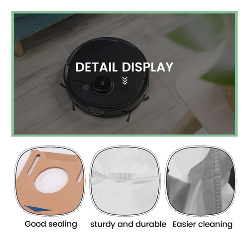 Paquete De 10 Bolsas Antipolvo Para Deebot Ozmo T8 Aivi T8 M