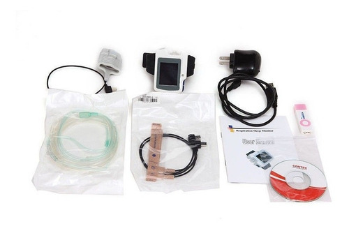 Poligrafo Respiratorio Contec Rs01 Wrist Apnea De Sueño
