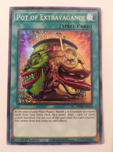 Pot Of Extravagance - Prismatic Secret Rare    Mp20