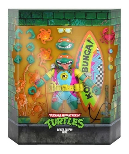 Teenage Mutant Ninja Turtles Surfer Mike Super 7