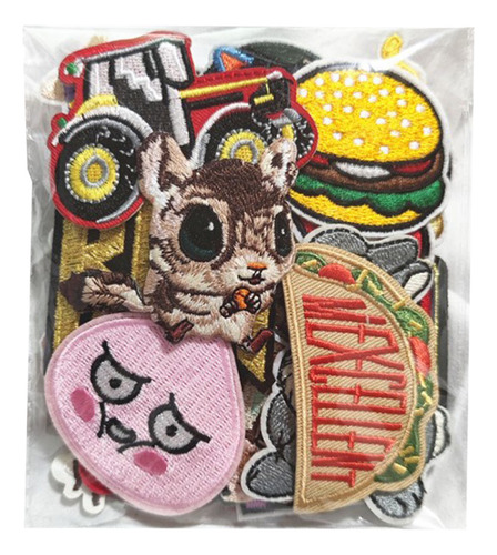 Parche Bordado De 50 Piezas, Bonito Dibujo Animado, Seguro,