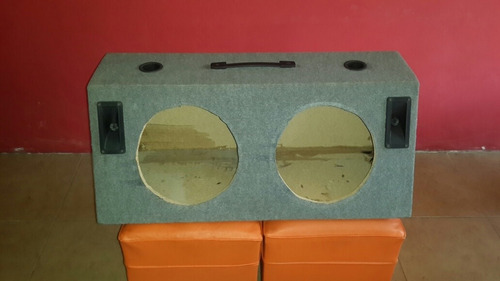 Caja Acustica Doble Woofer De 12 Reforzada