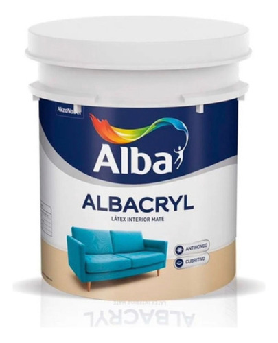 Albacryl Pintura Latex Interior Blanco Mate X  20l Alba