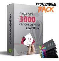 Comprar Pack +3000 Cartão De Visitas L Modelos Vetor 2024