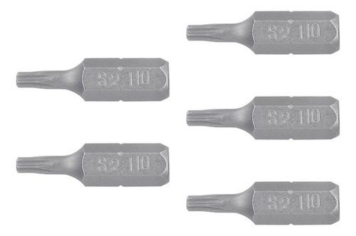 Caja Con 6 Estuche Con 5 Puntas Torx T10 Largo 1', Truper Ex