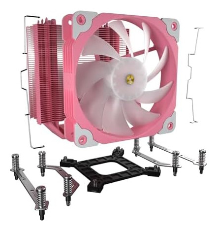 Enfriador De Aire Cpu V5 V5 Con 5 Tuberías De Calor De 120 M