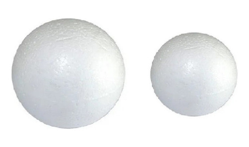 Bola De Isopor 20mm (100un) + 25mm (100un) 