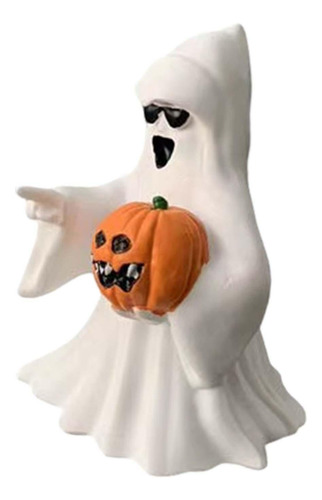 Estatua De , Figura De De Halloween, Fantasma De Calabaza