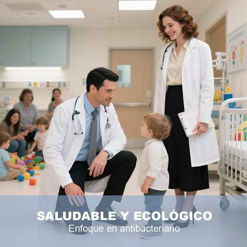 Bata Laboratorio Blanca Uniforme Médico Unisex