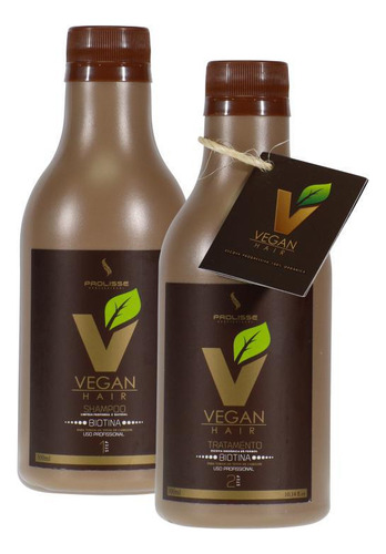 Escova Progressiva 100% Orgânica Vegan Hair Prolisse - 300ml