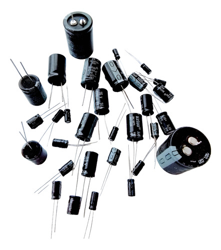 50 Peças Capacitor Eletrolítico 1000uf 25v 85°c 10x16.mm