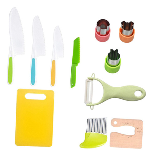Juego De Cuchillos Para Niños, Utensilios De 11 Piezas