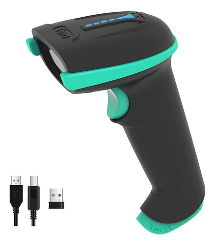 Tera Barcode Scanner Wireless Versátil 2 En 1 2.4ghz Inalám