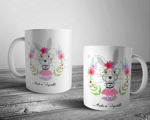 Tazas Personalizadas - Tiernos - Lote X 10 - Ideal Souvenir