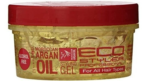 Ecoco Ecostyler Gel, Aceite De Argán De Marruecos 8 Onzas (p