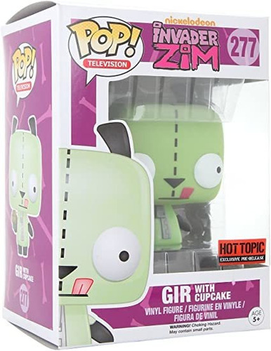 Funko Pop. Televisión Invader Zim Gir # 277 Para Cupcakes