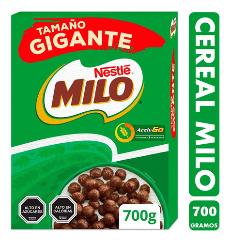 Cereal Milo De Nestlé - Tamaño Gigante (caja Con 700gr)