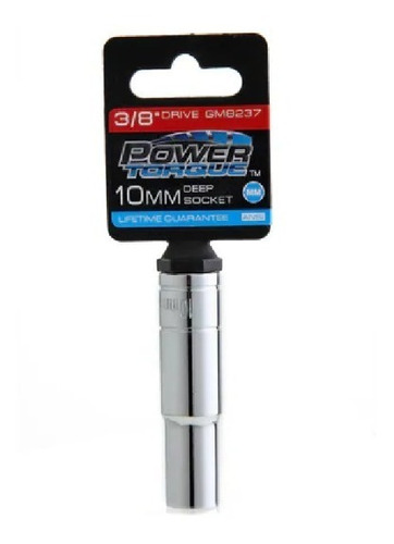 Dado Metrico Profundo De 6 Puntos 3/8¨ 10mm Power Torque