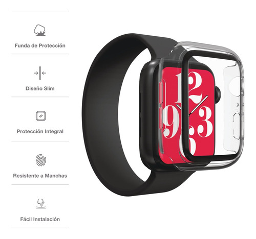 Zagg Protector Pantalla Slim 360 Para Apple Watch S6/5/4/se