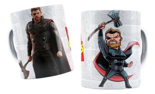 Mug Avengers Thor Taza Ceramica 11 Onz