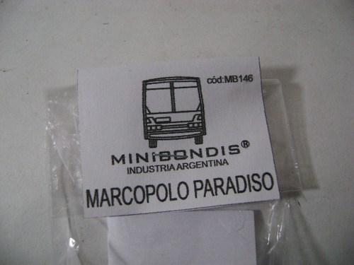 Imagen 3 de 10 de Nico Colectivo Marcopolo Paradiso K. Fibrofacil H0 (mnc 96)
