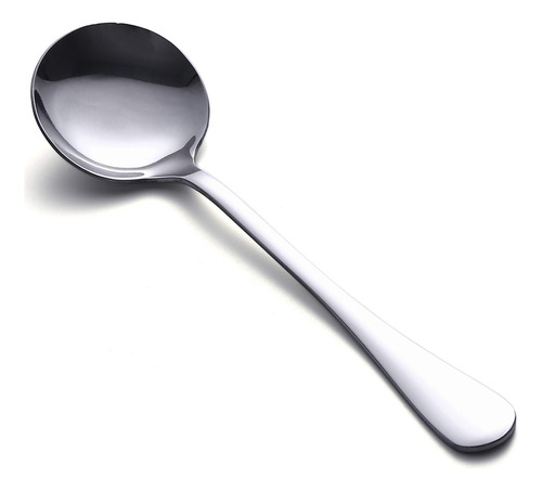 Juego De 8 Cucharas Redondas De Acero Inoxidable De Alta
